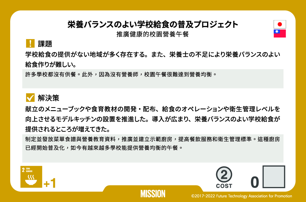 Sustainable World BOARDGAME 台湾版３