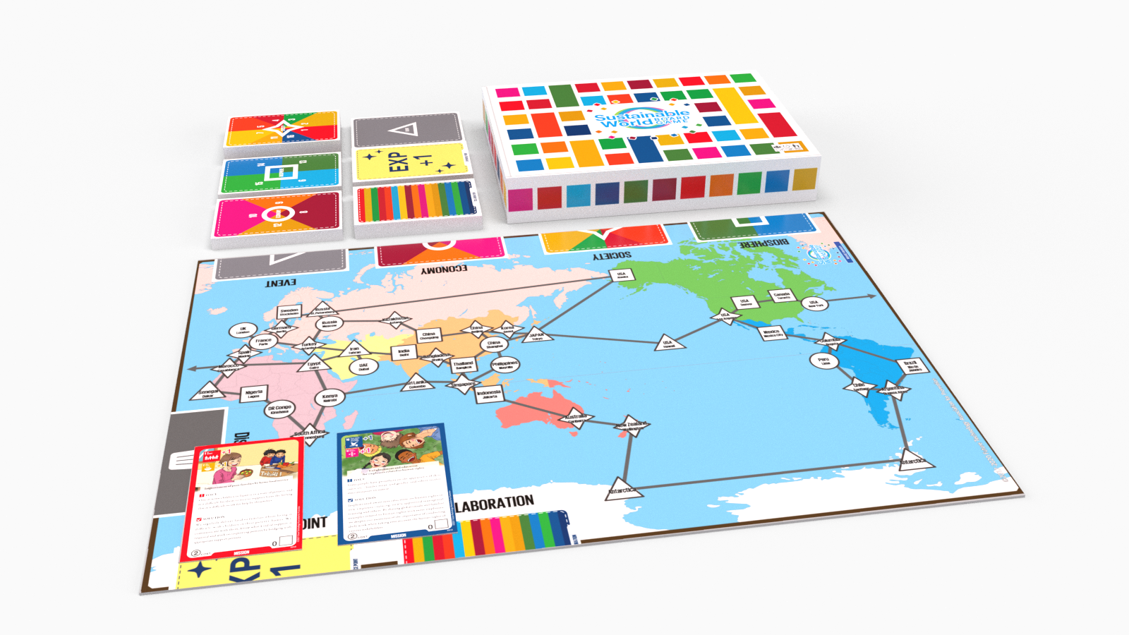 日本版(英語) Sustainable World BOARDGAME