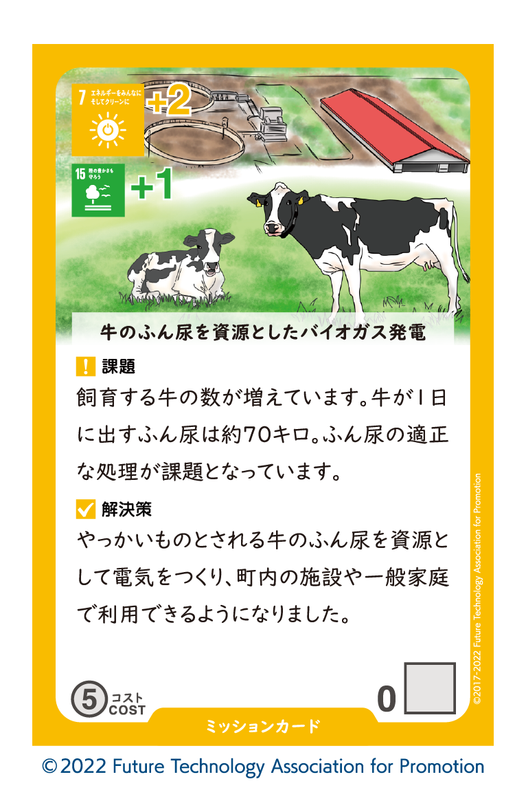 Sustainable World BOARDGAME 上士幌町版１