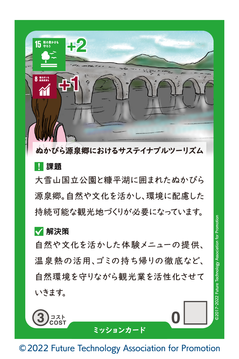 Sustainable World BOARDGAME 上士幌町版２
