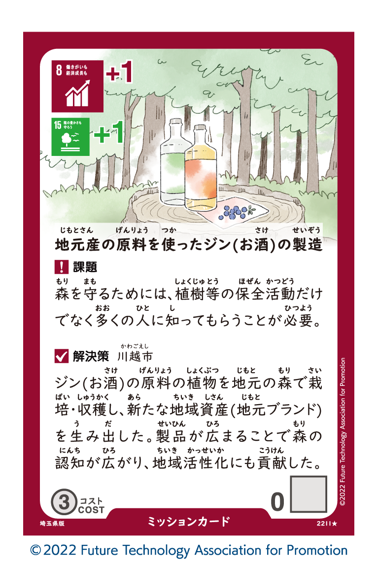 Sustainable World BOARDGAME 埼玉県版１